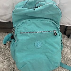 Turquoise Kipling XL Backpack